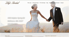 Desktop Screenshot of lilysbridal.net