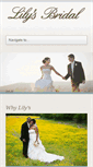 Mobile Screenshot of lilysbridal.net