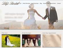 Tablet Screenshot of lilysbridal.net